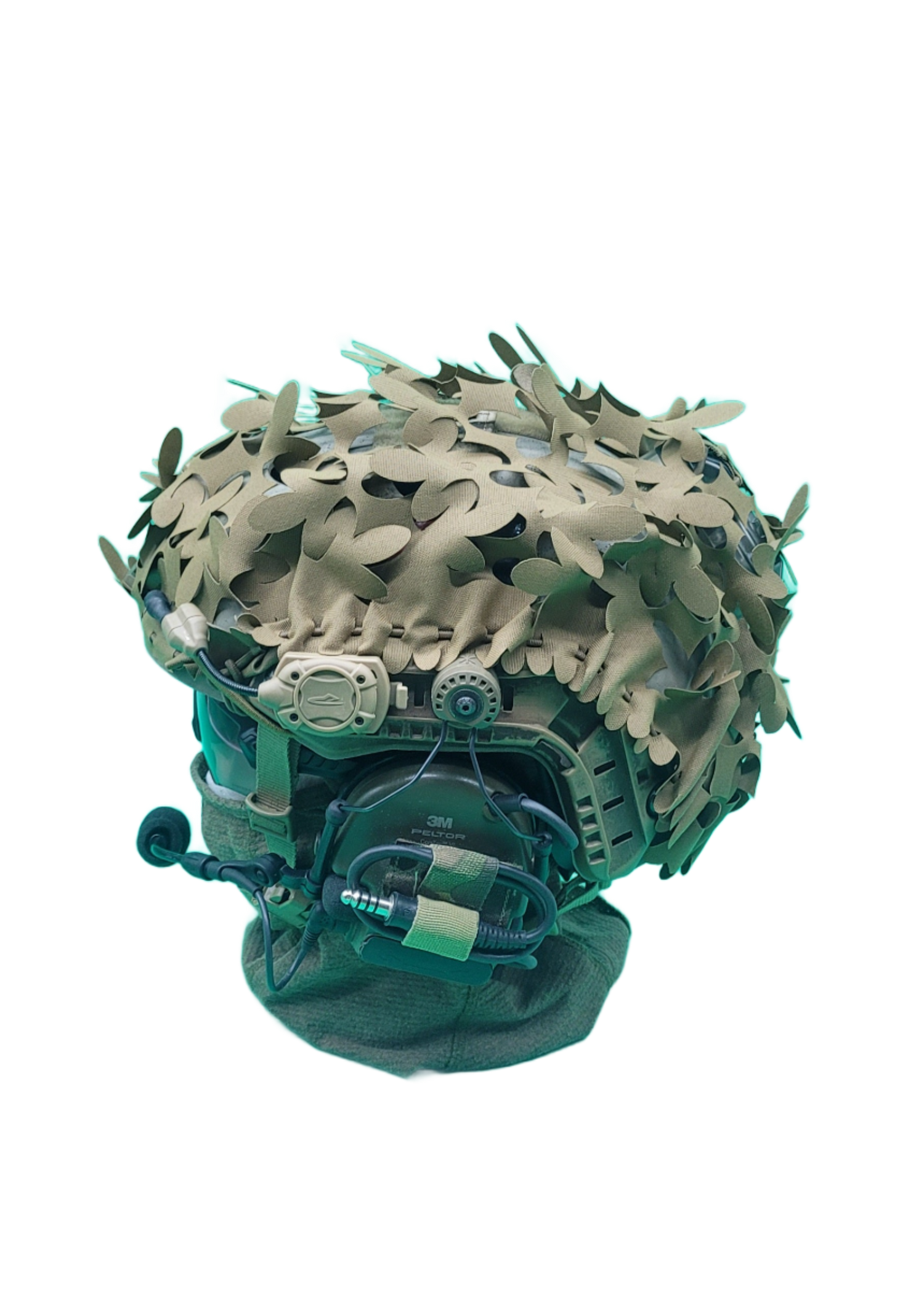 Southerner Helmet Camo Scrim Trifoliate Leaf – Stealthy, Stretchy & Tactical