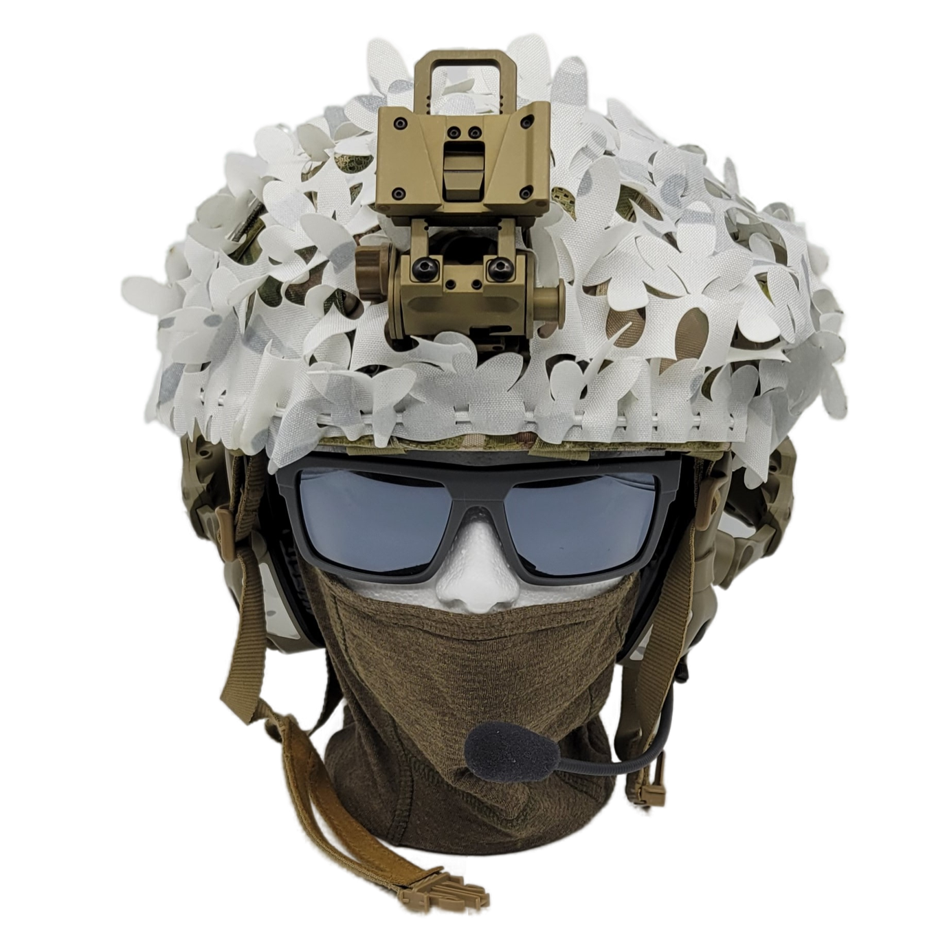 Southerner Helmet Camo Scrim Trifoliate Leaf – Stealthy, Stretchy & Tactical