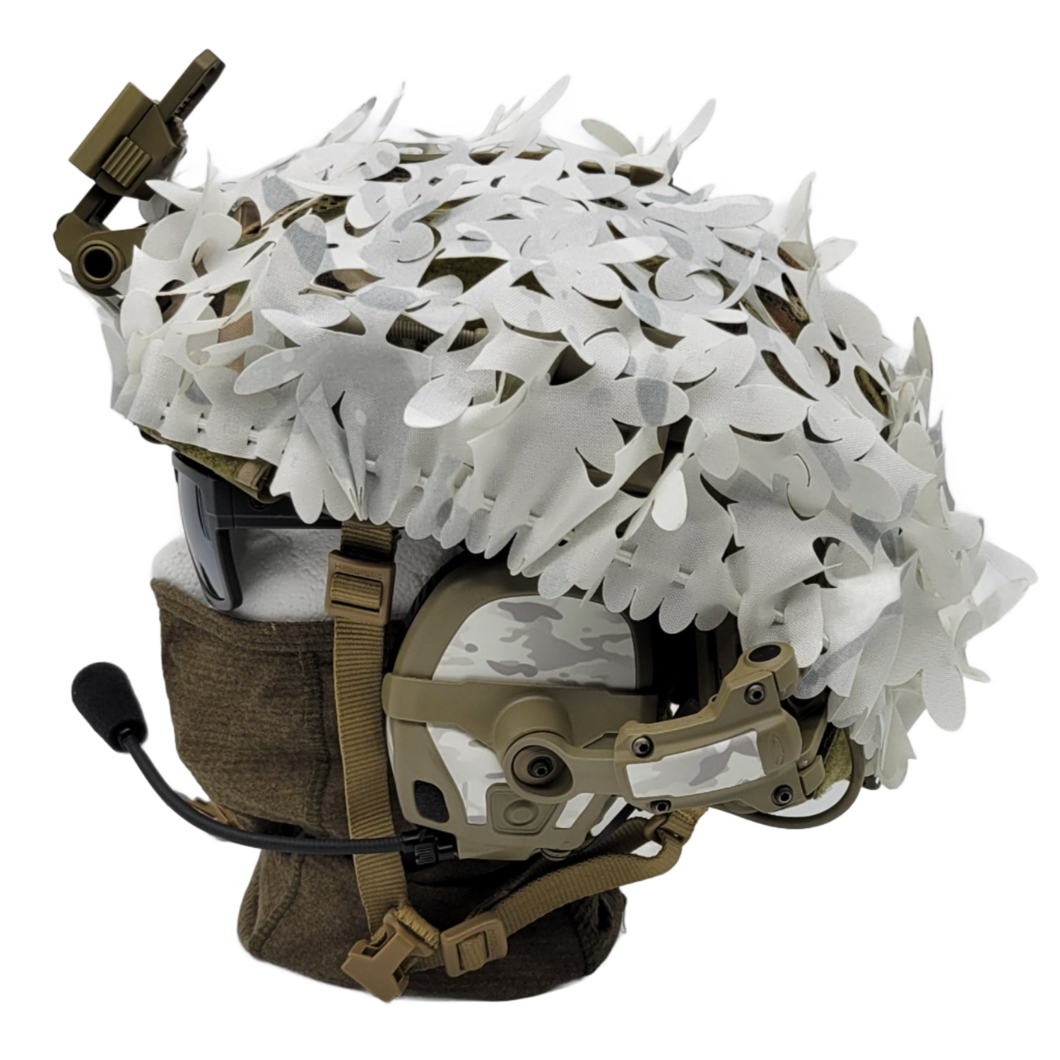 Southerner Helmet Camo Scrim Trifoliate Leaf – Stealthy, Stretchy & Tactical
