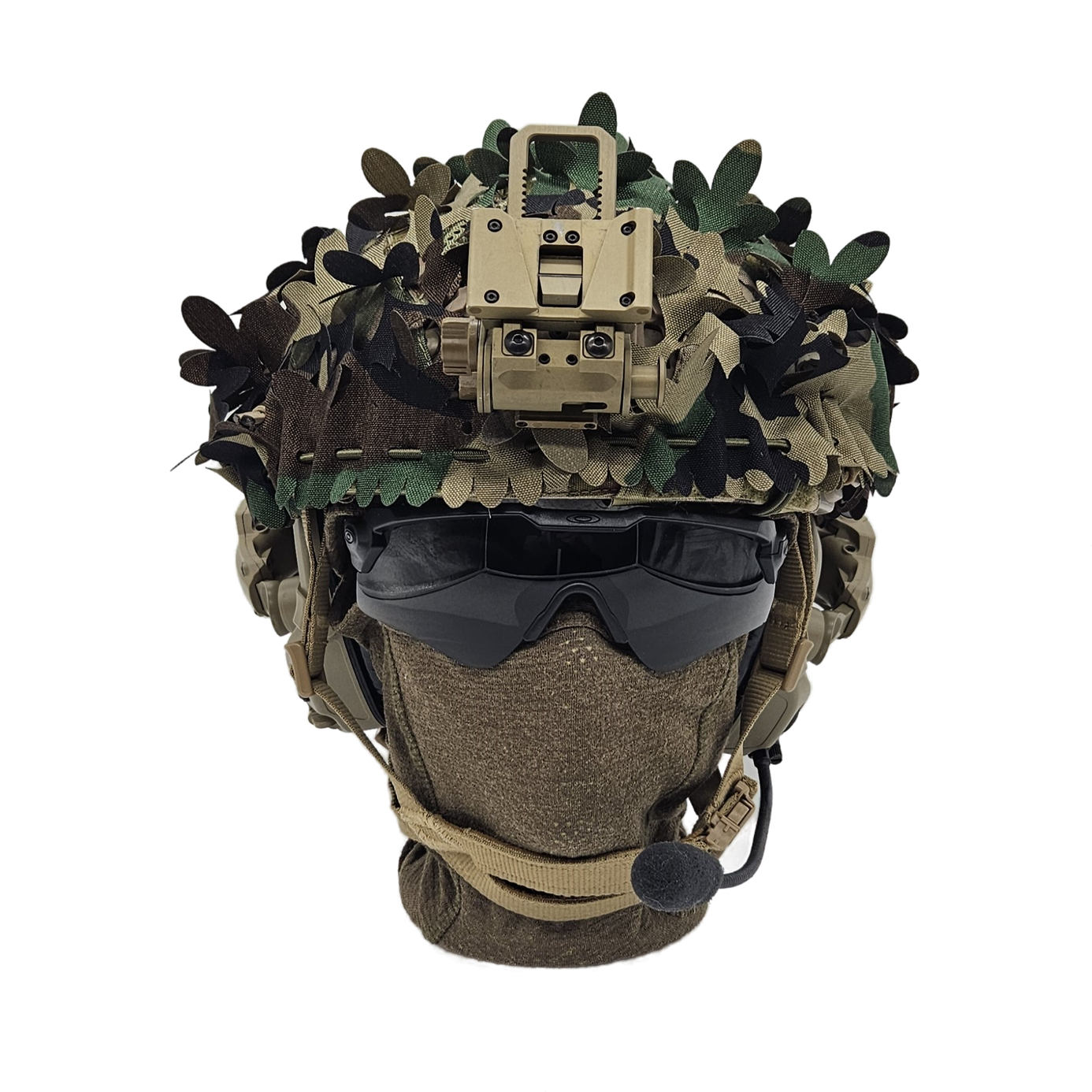 Southerner Helmet Camo Scrim Trifoliate Leaf – Stealthy, Stretchy & Tactical