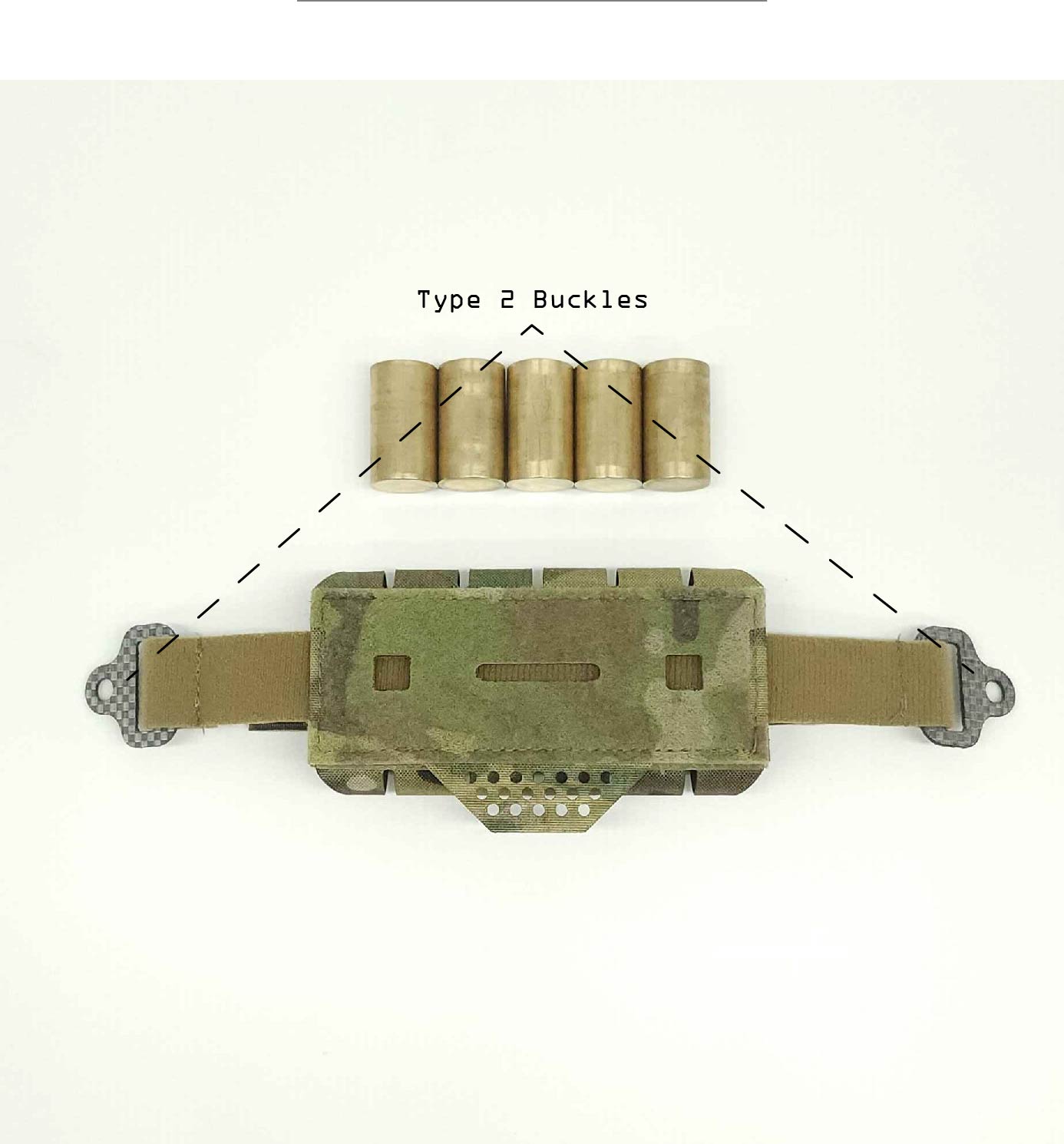 Helmet Rear Retention Buckles