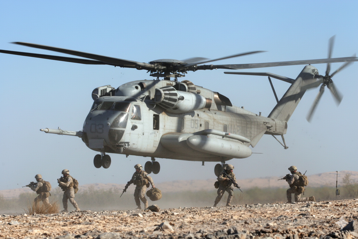 Multi-Spectral Camouflage of Military Helicopters
