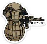 Nutsof sticker