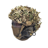 Helmet camouflage net