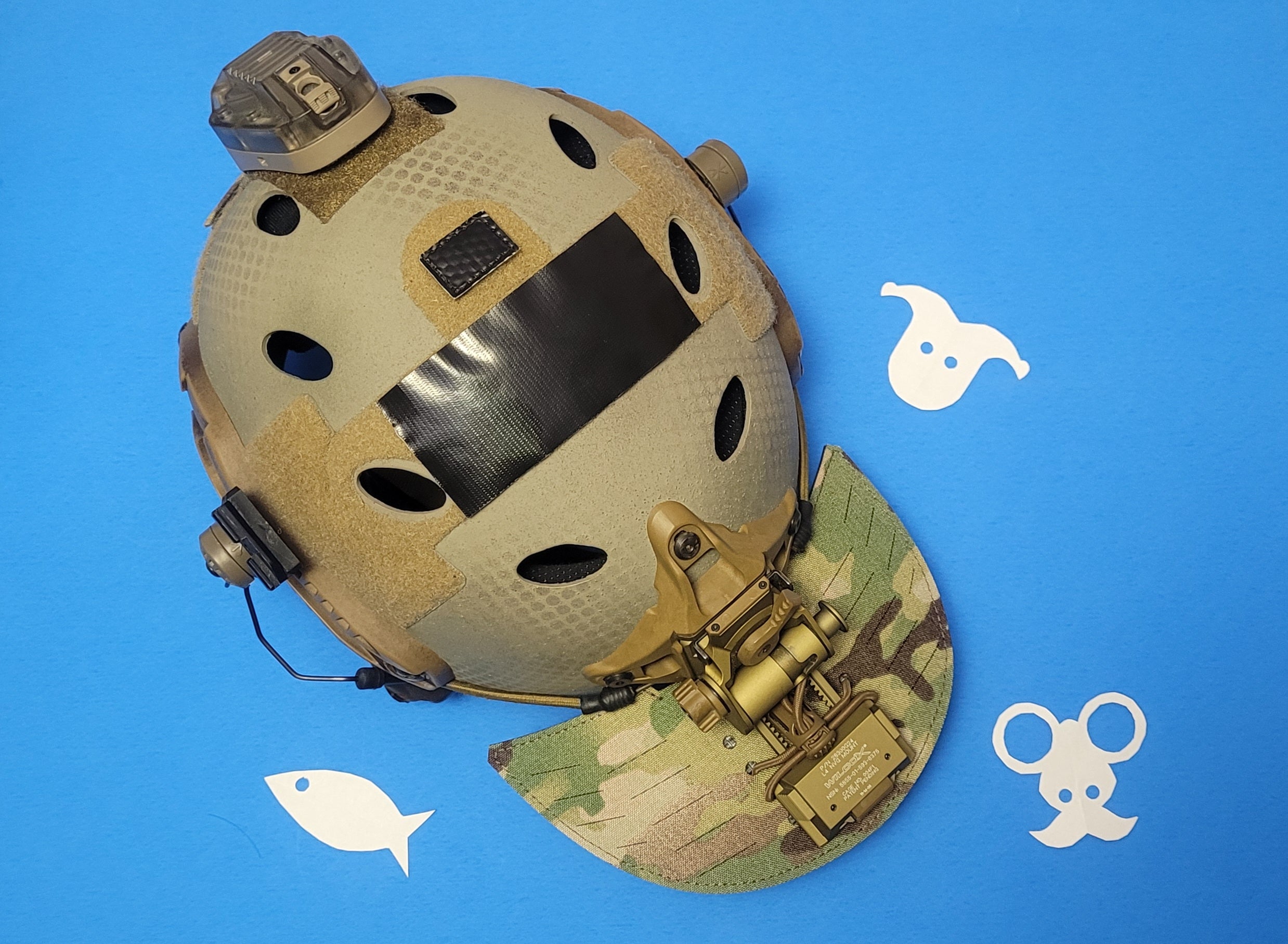 Brim 1.0 - Tactical Helmet Sun & Rain Visor for Field Operations